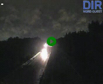 Webcam sur le périphérique de Caen (N814) à l'est de la ville, à Mondeville hauteur de la sortie 2, Presqu'île-Rives de l'Orne, au bout de l'autoroute A13