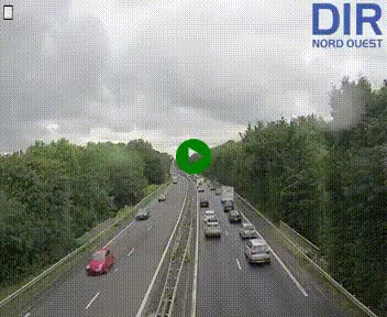 Webcam sur le périphérique de Caen (N814) à l'est de la ville, à Mondeville hauteur de la sortie 2, Presqu'île-Rives de l'Orne, au bout de l'autoroute A13