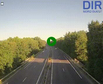 Webcam sur le périphérique de Caen (N814) à l'est de la ville, à Mondeville hauteur de la sortie 2, Presqu'île-Rives de l'Orne, au bout de l'autoroute A13