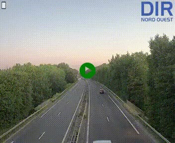 Webcam sur le périphérique de Caen (N814) à l'est de la ville, à Mondeville hauteur de la sortie 2, Presqu'île-Rives de l'Orne, au bout de l'autoroute A13