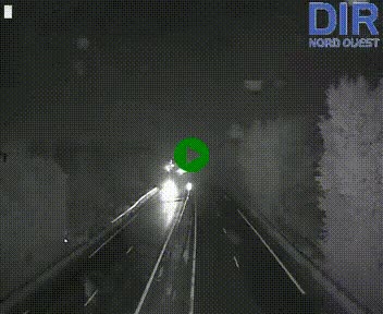 Webcam sur le périphérique de Caen (N814) à l'est de la ville, à Mondeville hauteur de la sortie 2, Presqu'île-Rives de l'Orne, au bout de l'autoroute A13