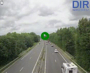 Webcam sur le périphérique de Caen (N814) à l'est de la ville, à Mondeville hauteur de la sortie 2, Presqu'île-Rives de l'Orne, au bout de l'autoroute A13