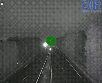 Webcam sur le périphérique de Caen (N814) à l'est de la ville, à Mondeville hauteur de la sortie 2, Presqu'île-Rives de l'Orne, au bout de l'autoroute A13