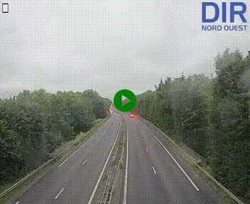 Webcam sur le périphérique de Caen (N814) à l'est de la ville, à Mondeville hauteur de la sortie 2, Presqu'île-Rives de l'Orne, au bout de l'autoroute A13