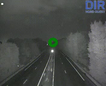 Webcam sur le périphérique de Caen (N814) à l'est de la ville, à Mondeville hauteur de la sortie 2, Presqu'île-Rives de l'Orne, au bout de l'autoroute A13