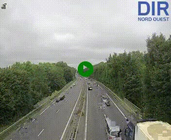 Webcam sur le périphérique de Caen (N814) à l'est de la ville, à Mondeville hauteur de la sortie 2, Presqu'île-Rives de l'Orne, au bout de l'autoroute A13