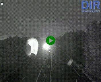 Webcam sur le périphérique de Caen (N814) à l'est de la ville, à Mondeville hauteur de la sortie 2, Presqu'île-Rives de l'Orne, au bout de l'autoroute A13