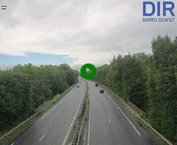 Webcam sur le périphérique de Caen (N814) à l'est de la ville, à Mondeville hauteur de la sortie 2, Presqu'île-Rives de l'Orne, au bout de l'autoroute A13