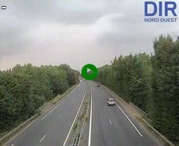 Webcam sur le périphérique de Caen (N814) à l'est de la ville, à Mondeville hauteur de la sortie 2, Presqu'île-Rives de l'Orne, au bout de l'autoroute A13