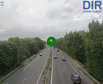 Webcam sur le périphérique de Caen (N814) à l'est de la ville, à Mondeville hauteur de la sortie 2, Presqu'île-Rives de l'Orne, au bout de l'autoroute A13