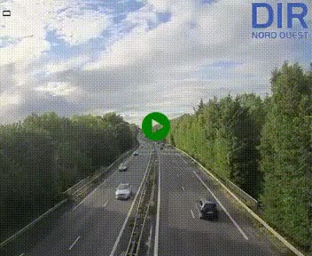 Webcam sur le périphérique de Caen (N814) à l'est de la ville, à Mondeville hauteur de la sortie 2, Presqu'île-Rives de l'Orne, au bout de l'autoroute A13