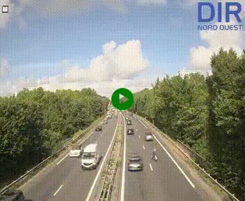 Webcam sur le périphérique de Caen (N814) à l'est de la ville, à Mondeville hauteur de la sortie 2, Presqu'île-Rives de l'Orne, au bout de l'autoroute A13