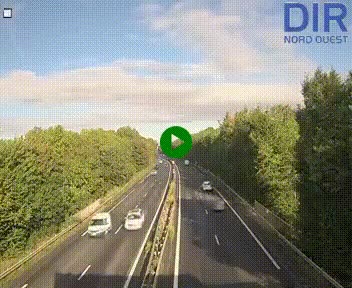 Webcam sur le périphérique de Caen (N814) à l'est de la ville, à Mondeville hauteur de la sortie 2, Presqu'île-Rives de l'Orne, au bout de l'autoroute A13