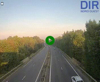 Webcam sur le périphérique de Caen (N814) à l'est de la ville, à Mondeville hauteur de la sortie 2, Presqu'île-Rives de l'Orne, au bout de l'autoroute A13