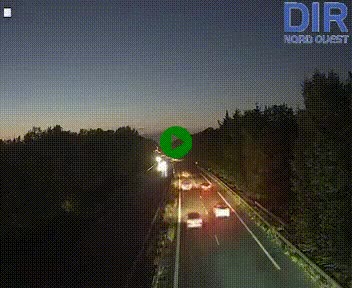 Webcam sur le périphérique de Caen (N814) à l'est de la ville, à Mondeville hauteur de la sortie 2, Presqu'île-Rives de l'Orne, au bout de l'autoroute A13