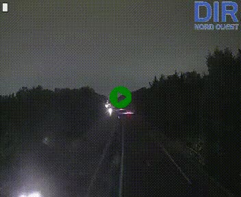 Webcam sur le périphérique de Caen (N814) à l'est de la ville, à Mondeville hauteur de la sortie 2, Presqu'île-Rives de l'Orne, au bout de l'autoroute A13