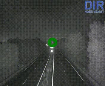 Webcam sur le périphérique de Caen (N814) à l'est de la ville, à Mondeville hauteur de la sortie 2, Presqu'île-Rives de l'Orne, au bout de l'autoroute A13
