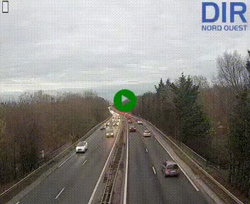 <h2>Webcam sur le périphérique de Caen (N814) à l'est de la ville, à Mondeville hauteur de la sortie 2, Presqu'île-Rives de l'Orne, au bout de l'autoroute A13</h2>