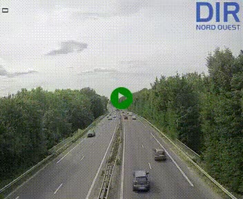 <h2>Webcam sur le périphérique de Caen (N814) à l'est de la ville, à Mondeville hauteur de la sortie 2, Presqu'île-Rives de l'Orne, au bout de l'autoroute A13</h2>