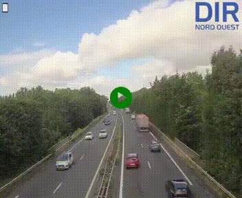 <h2>Webcam sur le périphérique de Caen (N814) à l'est de la ville, à Mondeville hauteur de la sortie 2, Presqu'île-Rives de l'Orne, au bout de l'autoroute A13</h2>