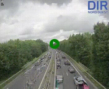 <h2>Webcam sur le périphérique de Caen (N814) à l'est de la ville, à Mondeville hauteur de la sortie 2, Presqu'île-Rives de l'Orne, au bout de l'autoroute A13</h2>