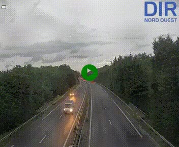<h2>Webcam sur le périphérique de Caen (N814) à l'est de la ville, à Mondeville hauteur de la sortie 2, Presqu'île-Rives de l'Orne, au bout de l'autoroute A13</h2>