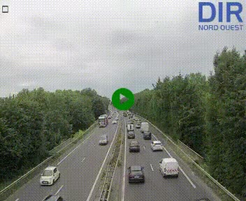<h2>Webcam sur le périphérique de Caen (N814) à l'est de la ville, à Mondeville hauteur de la sortie 2, Presqu'île-Rives de l'Orne, au bout de l'autoroute A13</h2>
