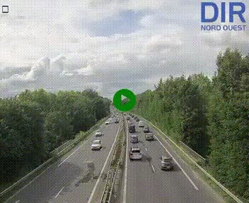<h2>Webcam sur le périphérique de Caen (N814) à l'est de la ville, à Mondeville hauteur de la sortie 2, Presqu'île-Rives de l'Orne, au bout de l'autoroute A13</h2>