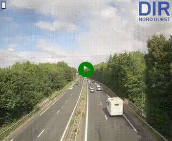 <h2>Webcam sur le périphérique de Caen (N814) à l'est de la ville, à Mondeville hauteur de la sortie 2, Presqu'île-Rives de l'Orne, au bout de l'autoroute A13</h2>