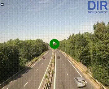 <h2>Webcam sur le périphérique de Caen (N814) à l'est de la ville, à Mondeville hauteur de la sortie 2, Presqu'île-Rives de l'Orne, au bout de l'autoroute A13</h2>