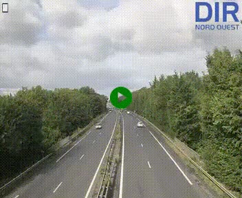 <h2>Webcam sur le périphérique de Caen (N814) à l'est de la ville, à Mondeville hauteur de la sortie 2, Presqu'île-Rives de l'Orne, au bout de l'autoroute A13</h2>