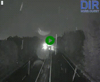 Webcam sur le périphérique de Caen (N814) à l'est de la ville, à Mondeville hauteur de la sortie 2, Presqu'île-Rives de l'Orne, au bout de l'autoroute A13