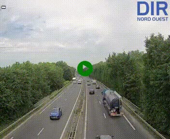 <h2>Webcam sur le périphérique de Caen (N814) à l'est de la ville, à Mondeville hauteur de la sortie 2, Presqu'île-Rives de l'Orne, au bout de l'autoroute A13</h2>