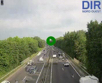 <h2>Webcam sur le périphérique de Caen (N814) à l'est de la ville, à Mondeville hauteur de la sortie 2, Presqu'île-Rives de l'Orne, au bout de l'autoroute A13</h2>