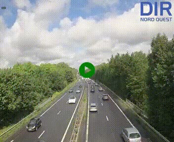 <h2>Webcam sur le périphérique de Caen (N814) à l'est de la ville, à Mondeville hauteur de la sortie 2, Presqu'île-Rives de l'Orne, au bout de l'autoroute A13</h2>