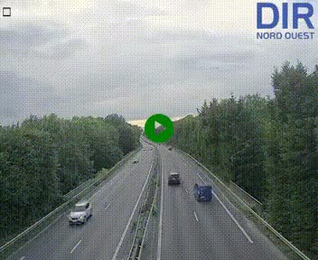 <h2>Webcam sur le périphérique de Caen (N814) à l'est de la ville, à Mondeville hauteur de la sortie 2, Presqu'île-Rives de l'Orne, au bout de l'autoroute A13</h2>