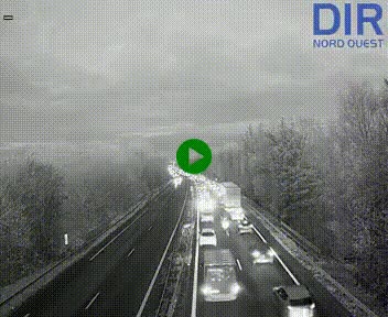 <h2>Webcam sur le périphérique de Caen (N814) à l'est de la ville, à Mondeville hauteur de la sortie 2, Presqu'île-Rives de l'Orne, au bout de l'autoroute A13</h2>
