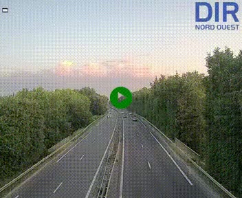 <h2>Webcam sur le périphérique de Caen (N814) à l'est de la ville, à Mondeville hauteur de la sortie 2, Presqu'île-Rives de l'Orne, au bout de l'autoroute A13</h2>