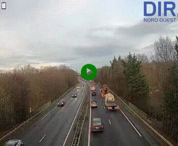 <h2>Webcam sur le périphérique de Caen (N814) à l'est de la ville, à Mondeville hauteur de la sortie 2, Presqu'île-Rives de l'Orne, au bout de l'autoroute A13</h2>