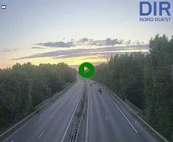 <h2>Webcam sur le périphérique de Caen (N814) à l'est de la ville, à Mondeville hauteur de la sortie 2, Presqu'île-Rives de l'Orne, au bout de l'autoroute A13</h2>