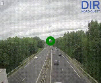<h2>Webcam sur le périphérique de Caen (N814) à l'est de la ville, à Mondeville hauteur de la sortie 2, Presqu'île-Rives de l'Orne, au bout de l'autoroute A13</h2>