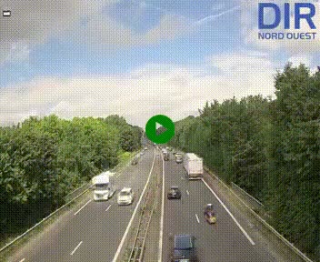 <h2>Webcam sur le périphérique de Caen (N814) à l'est de la ville, à Mondeville hauteur de la sortie 2, Presqu'île-Rives de l'Orne, au bout de l'autoroute A13</h2>