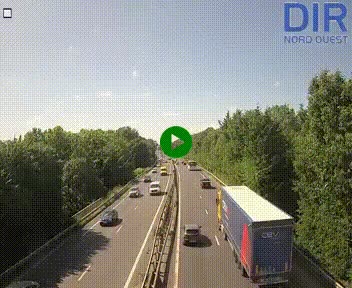 <h2>Webcam sur le périphérique de Caen (N814) à l'est de la ville, à Mondeville hauteur de la sortie 2, Presqu'île-Rives de l'Orne, au bout de l'autoroute A13</h2>