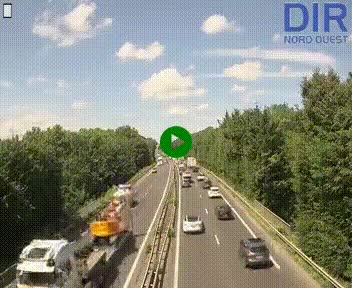 <h2>Webcam sur le périphérique de Caen (N814) à l'est de la ville, à Mondeville hauteur de la sortie 2, Presqu'île-Rives de l'Orne, au bout de l'autoroute A13</h2>
