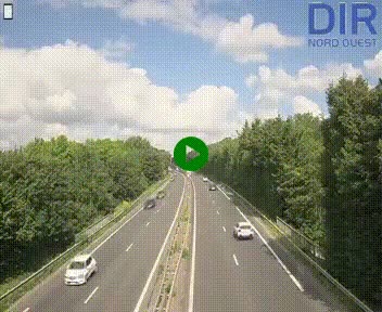 <h2>Webcam sur le périphérique de Caen (N814) à l'est de la ville, à Mondeville hauteur de la sortie 2, Presqu'île-Rives de l'Orne, au bout de l'autoroute A13</h2>