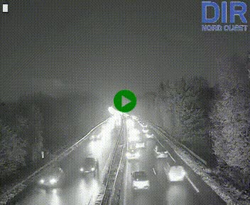 <h2>Webcam sur le périphérique de Caen (N814) à l'est de la ville, à Mondeville hauteur de la sortie 2, Presqu'île-Rives de l'Orne, au bout de l'autoroute A13</h2>
