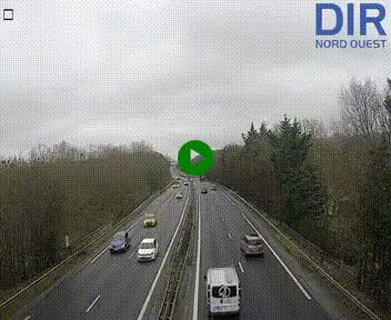 <h2>Webcam sur le périphérique de Caen (N814) à l'est de la ville, à Mondeville hauteur de la sortie 2, Presqu'île-Rives de l'Orne, au bout de l'autoroute A13</h2>