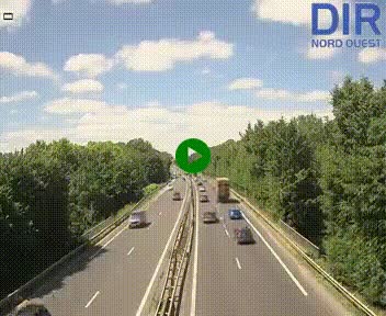 <h2>Webcam sur le périphérique de Caen (N814) à l'est de la ville, à Mondeville hauteur de la sortie 2, Presqu'île-Rives de l'Orne, au bout de l'autoroute A13</h2>