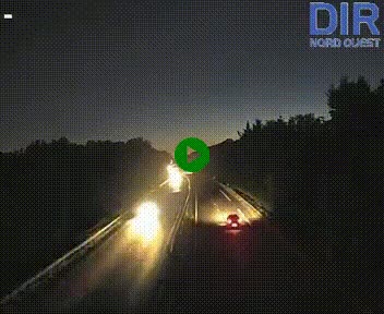 <h2>Webcam sur le périphérique de Caen (N814) à l'est de la ville, à Mondeville hauteur de la sortie 2, Presqu'île-Rives de l'Orne, au bout de l'autoroute A13</h2>