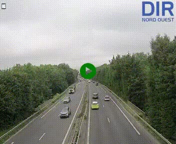 <h2>Webcam sur le périphérique de Caen (N814) à l'est de la ville, à Mondeville hauteur de la sortie 2, Presqu'île-Rives de l'Orne, au bout de l'autoroute A13</h2>